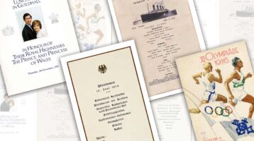 Mostra "Un mondo di menu: la grande storia a tavola"