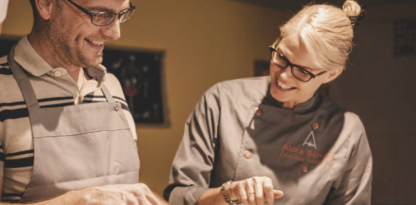 Alexa Schulte scuola di cucina Accademia Adagio Relais Almaranto